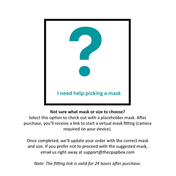  Mask determined after virtual mask fitting